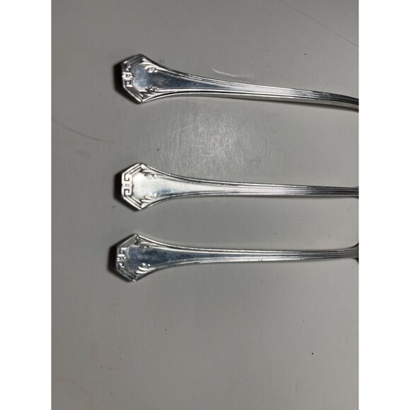 Antique Reed & Barton Silver Plate Cocktail Forks Set of 3 - Picture 2 of 5